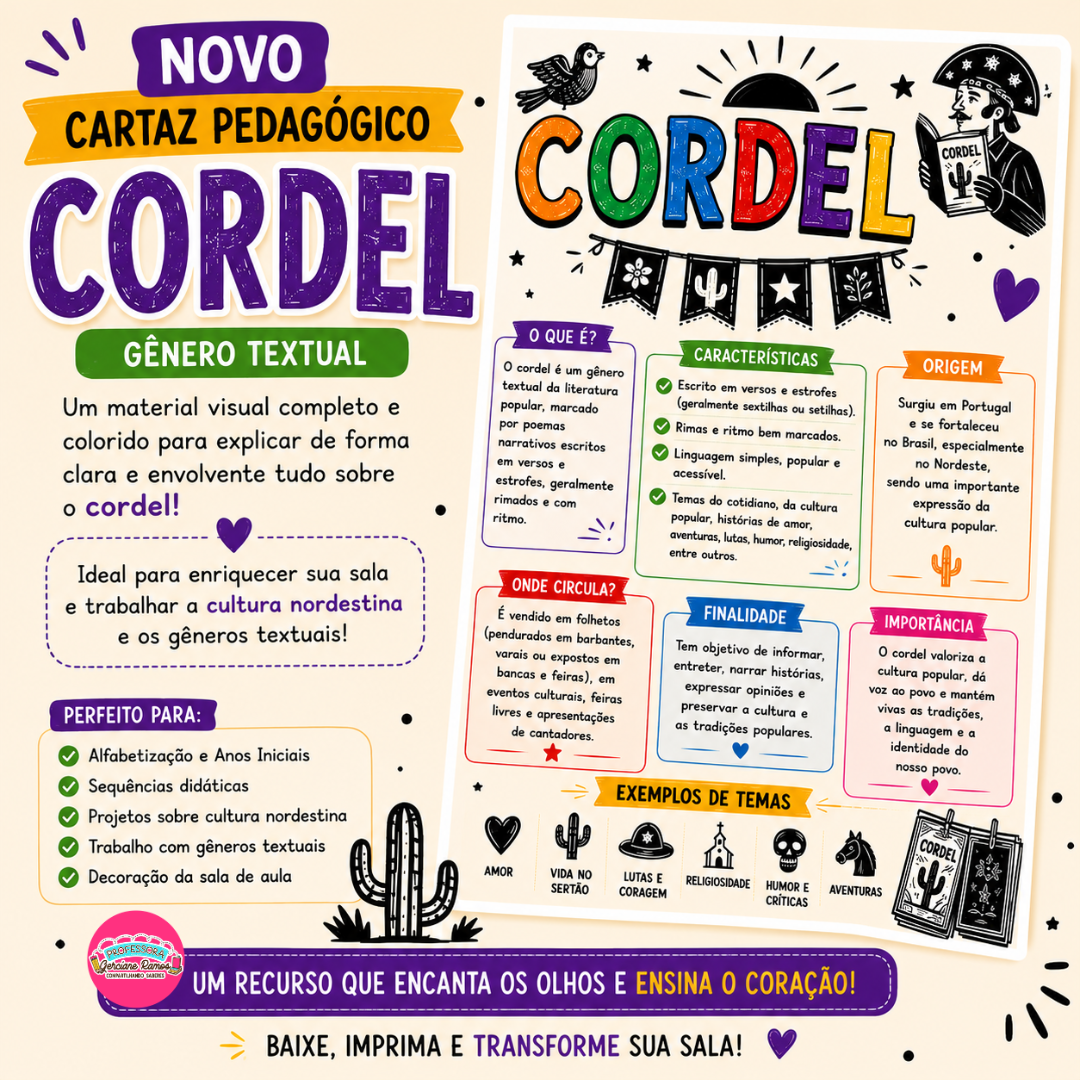 CARTAZ - CORDEL