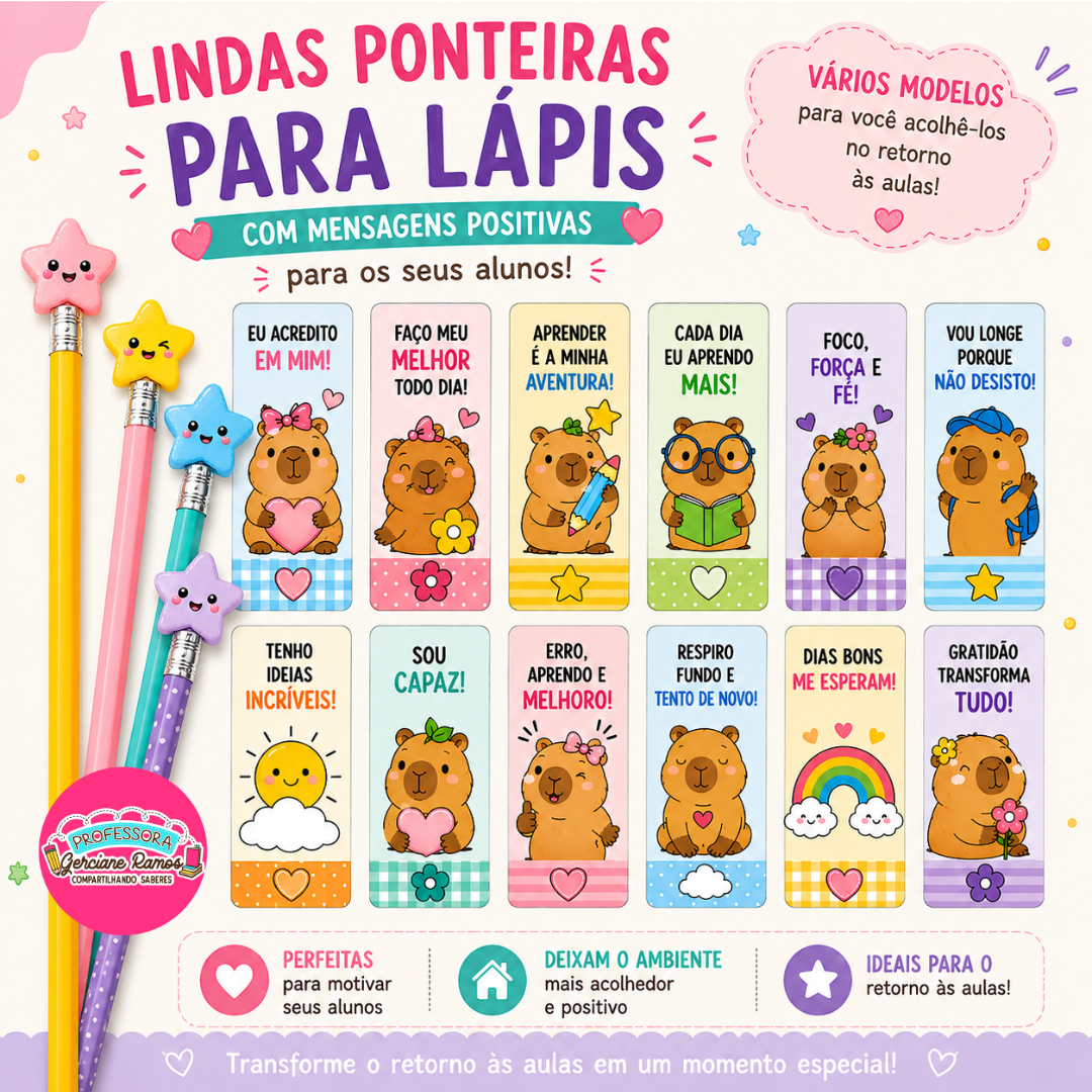 PONTEIRAS PARA LÁPIS