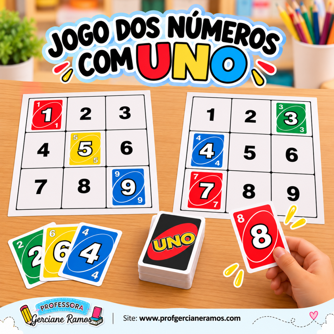 JOGO DOS NÚMEROS COM UNO